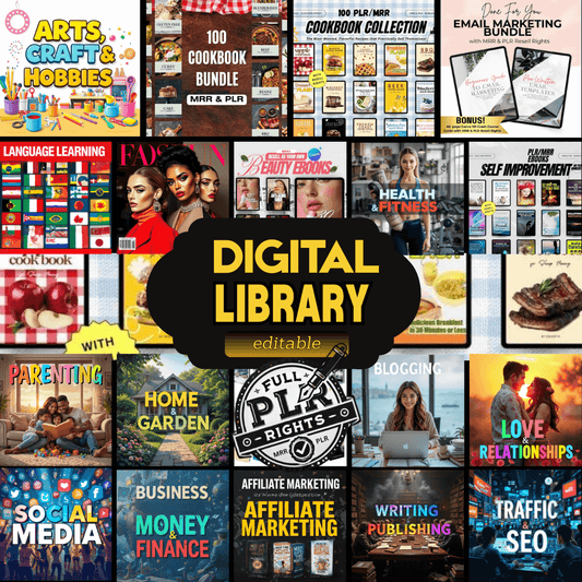 π 70,000 Digital Library with Resell Rights| New Edition | Instant Access