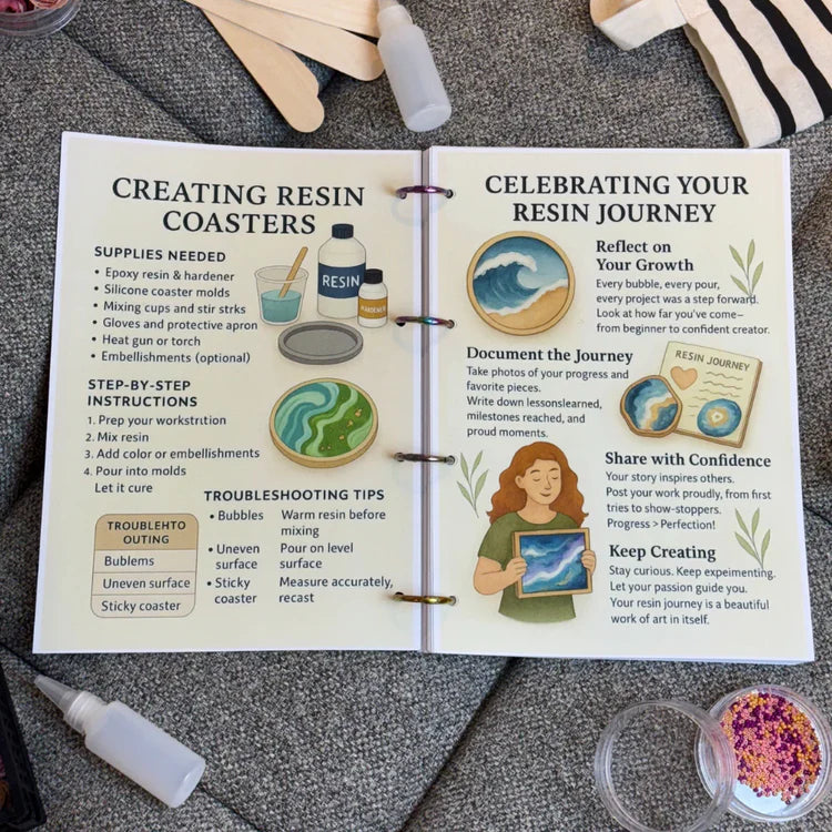 Resin Art Master Notes 1,000+ Guides for Perfect Results