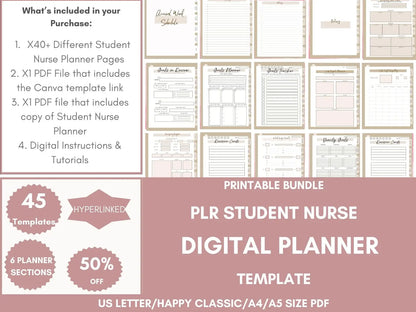 Nursing School Planners with Resell Rights